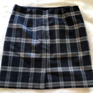 Banana republic plaid skirt